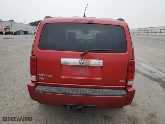2007 Dodge Nitro R/T with VIN 1D8GT58647W733396, listed as a Copart auction lot 83948934 with 47,944 mi miles and Salvage Title. Bid and sale history available at carsss.com. Image 6.