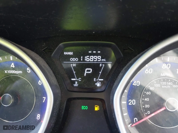 2013 Hyundai Elantra GLS PZEV with VIN KMHDH4AE4DU574977, listed as a IAAI auction lot 41608098 with 116,899 mi miles. Bid and sale history available at carsss.com. Image 16.