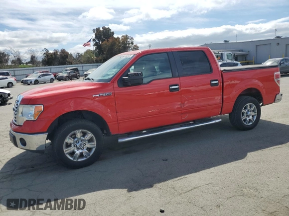 2012 Ford F-150 XL with VIN 1FTEW1CM9CKD48025, listed as a Copart auction lot 50922245 with 143,337 mi miles and Salvage Title. Bid and sale history available at carsss.com. Image 1.