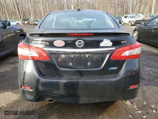 2013 Nissan Sentra SR with VIN 3N1AB7AP6DL718974, listed as a Copart auction lot 46794575 with 133,018 mi miles and Clean Title. Bid and sale history available at carsss.com. Image 6.