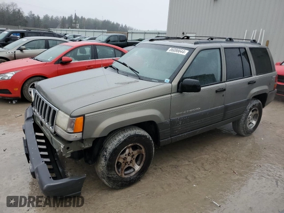 1996 Jeep Grand Cherokee Laredo with VIN 1J4GZ58S9TC172760, listed as a Copart auction lot 86086644 with 220,037 mi miles and Clean Title. Bid and sale history available at carsss.com. Image 1.