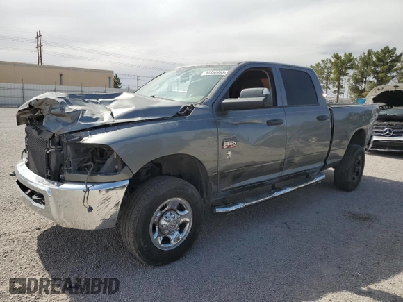 2012 Ram 2500 ST z VIN 3C6UD5CL0CG198630, wystawiony jako Copart lot #55858955 z przebiegiem Nie podano mil oraz Szkoda całkowita • Salvage title. Historia ofert i sprzedaży dostępna na DreamBid. Obrazek 1.