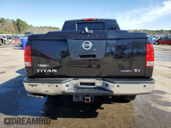 2011 Nissan Titan SV with VIN 1N6BA0ED7BN320114, listed as a Copart auction lot 46926395 with Not Provided miles and Salvage Title. Bid and sale history available at DreamBid. Image 6.