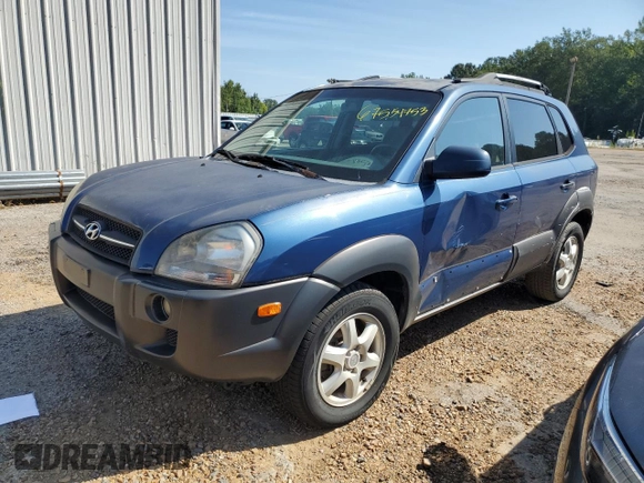 2005 Hyundai Tucson GLS with VIN KM8JN12DX5U052209, listed as a Copart auction lot 78738093 with 130,287 mi miles and Non Repairable. Bid and sale history available at carsss.com. Image 1.