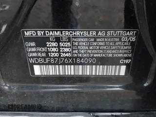 2006 Mercedes-Benz E 350 with VIN WDBUF87J76X184090, listed as a IAAI auction lot 42150546 with 149,647 mi miles and . Bid and sale history available at carsss.com. Image 9.