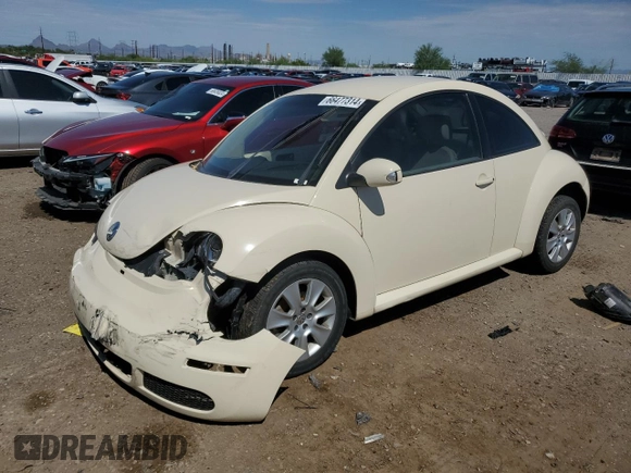 2008 Volkswagen New Beetle Coupe S with VIN 3VWPW31C58M519249, listed as a Copart auction lot 66477314 with 0 mi miles and Salvage Title. Bid and sale history available at carsss.com. Image 1.