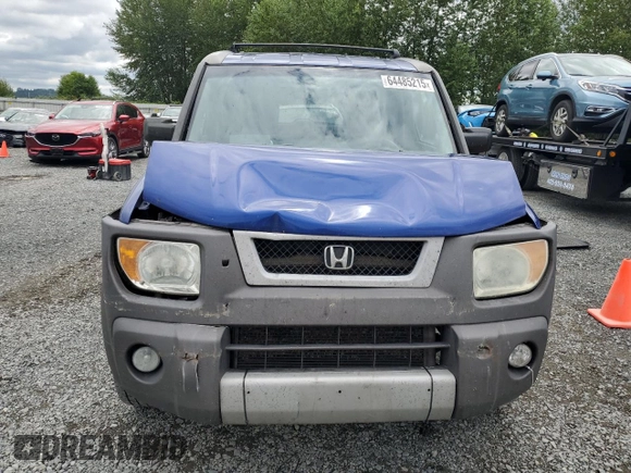 2004 Honda Element EX with VIN 5J6YH28684L025114, listed as a Copart auction lot 64485215 with Not provided miles and Salvage title. Bid and sale history available at DreamBid. Image 5.