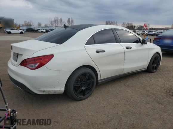 2017 Mercedes-Benz CLA 250 with VIN WDDSJ4GB6HN399599, listed as a Copart auction lot 54118705 with 160,287 mi miles and Clean Title. Bid and sale history available at DreamBid. Image 3.