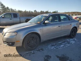 2007 Audi A4 2.0T with VIN WAUDF78E27A132431, listed as a Copart auction lot 82394484 with 196,398 mi miles and Clean Title. Bid and sale history available at carsss.com. Image 1.