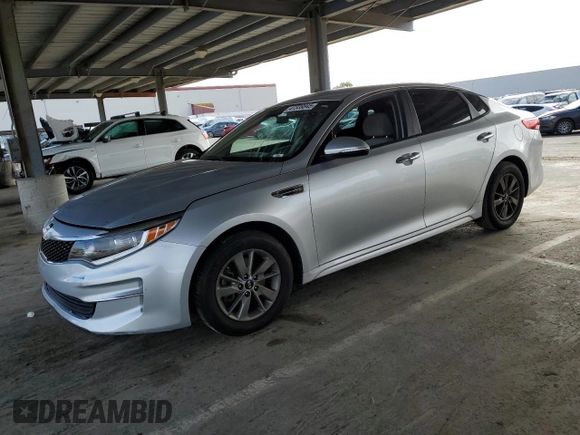 2016 Kia Optima LX Turbo with VIN 5XXGT4L16GG004659, listed as a Copart auction lot 47339845 with 186,993 mi miles and Clean Title. Bid and sale history available at carsss.com. Image 1.