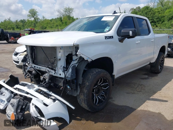 2023 Chevrolet Silverado 1500 RST with VIN 2GCUDEED6P1124688, listed as a IAAI auction lot 42028957 with 21,623 mi miles and . Bid and sale history available at DreamBid. Image 2.