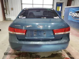 2006 Hyundai Sonata GLS with VIN 5NPEU46F86H012924, listed as a Copart auction lot 53334255 with 186,826 mi miles and Salvage Title. Bid and sale history available at DreamBid. Image 6.