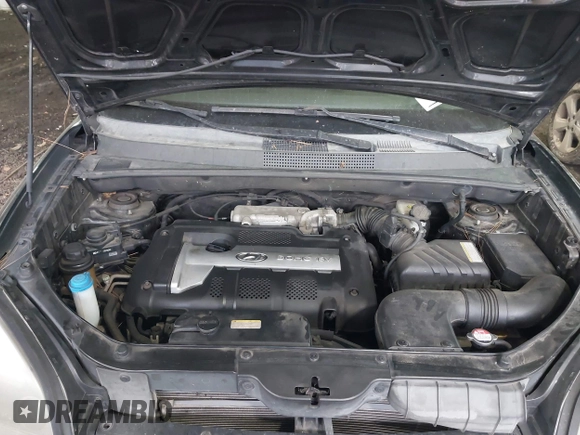 2005 Hyundai Tucson GL with VIN KM8JM12B75U072080, listed as a IAAI auction lot 41779464 with 191,771 mi miles. Bid and sale history available at carsss.com. Image 10.