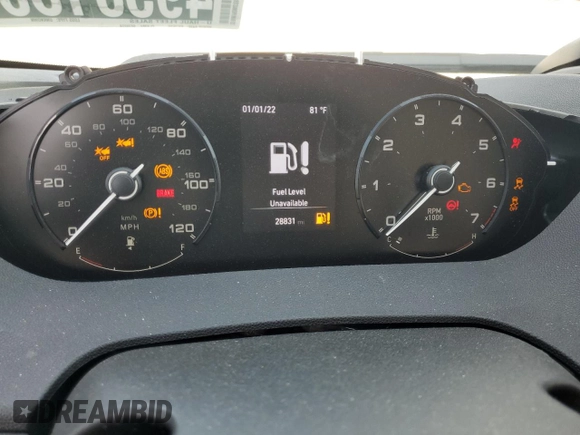 2023 Ram ProMaster Cargo with VIN 3C6LRVVG9PE551204, listed as a Copart auction lot 49501805 with 28,831 mi miles and Salvage Title. Bid and sale history available at DreamBid. Image 9.