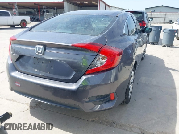 2016 Honda Civic Sedan LX with VIN 2HGFC2F58GH501113, listed as a IAAI auction lot 41826725 with 115,121 mi miles. Bid and sale history available at carsss.com. Image 4.