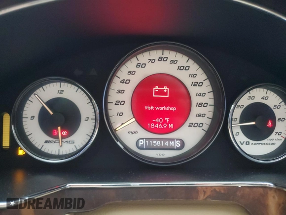 2006 Mercedes-Benz CLS-Class AMG with VIN WDDDJ76X76A033193, listed as a Copart auction lot 84051544 with 115,814 mi miles and Salvage Title. Bid and sale history available at carsss.com. Image 9.