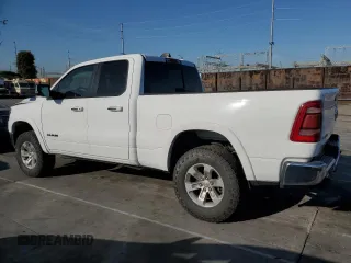 2020 Ram 1500 Laramie with VIN 1C6SRFDT0LN253615, listed as a Copart auction lot 49910145 with 77,895 mi miles and Salvage Title. Bid and sale history available at carsss.com. Image 2.