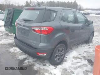 2020 Ford EcoSport S with VIN MAJ6S3FLXLC333600, listed as a IAAI auction lot 41546361 with 47,834 mi miles and . Bid and sale history available at DreamBid. Image 4.
