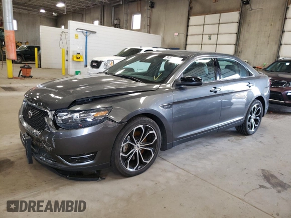 2016 Ford Taurus SHO with VIN 1FAHP2KT8GG121982, listed as a Copart auction lot 54378405 with 52,508 mi miles and Salvage title. Bid and sale history available at DreamBid. Image 1.