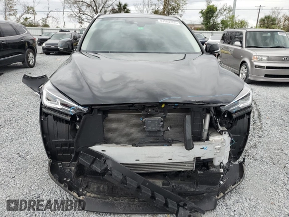 2024 Infiniti QX50 Luxe with VIN 3PCAJ5BA7RF104746, listed as a Copart auction lot 87662355 with 3,024 mi miles and Salvage title. Bid and sale history available at DreamBid. Image 5.
