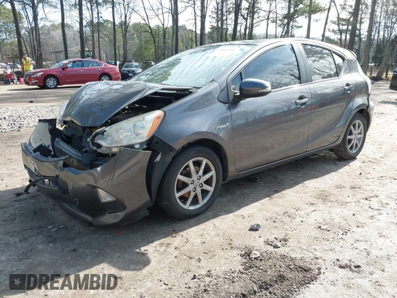 2013 Toyota Prius One with VIN JTDKDTB36D1046910, listed as a IAAI auction lot 41602468 with 194,828 mi miles and . Bid and sale history available at carsss.com. Image 18.