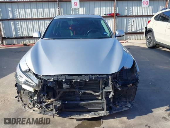 2019 Infiniti Q50 Luxe z VIN JN1EV7AP4KM518705, wystawiony jako IAAI lot #40957491 z przebiegiem 49 576 mil mil oraz . Historia ofert i sprzedaży dostępna na DreamBid. Obrazek 6.