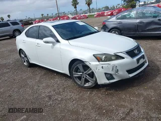 2012 Lexus IS 250 with VIN JTHBF5C26C5163422, listed as a IAAI auction lot 41924086 with 140,940 mi miles and . Bid and sale history available at DreamBid. Image 1.