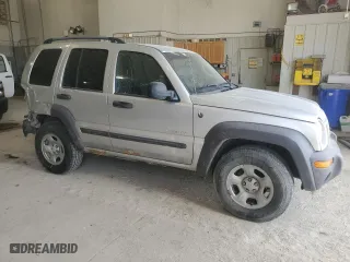 2004 Jeep Liberty Sport with VIN 1J4GL48K54W250513, listed as a Copart auction lot 49125995 with 243,007 mi miles and Salvage Title. Bid and sale history available at carsss.com. Image 4.
