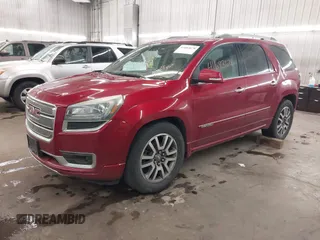 2014 GMC Acadia Denali with VIN 1GKKVTKD0EJ120088, listed as a IAAI auction lot 41683678 with 202,214 mi miles and . Bid and sale history available at carsss.com. Image 2.