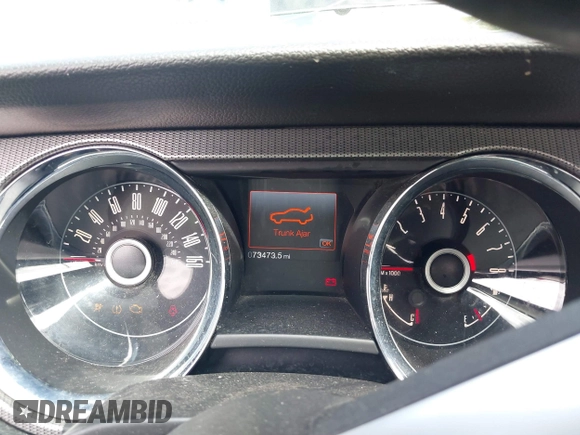 2014 Ford Mustang GT with VIN 1ZVBP8CF3E5201000, listed as a IAAI auction lot 41957394 with 73,473 mi miles and . Bid and sale history available at DreamBid. Image 7.