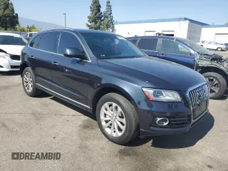 2015 Audi Q5 Premium Plus with VIN WA1LFAFP7FA109705, listed as a Copart auction lot 61877535 with 77,939 mi miles and Salvage title. Bid and sale history available at DreamBid. Image 4.