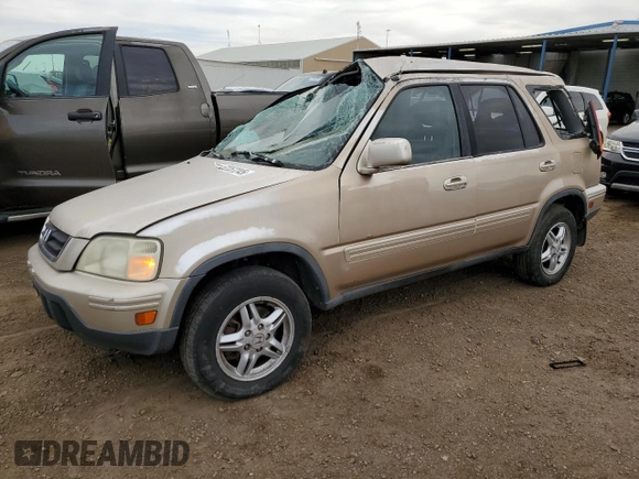 2000 Honda CR-V SE with VIN JHLRD1875YS023974, listed as a Copart auction lot 52357245 with 169,736 mi miles and Salvage Title. Bid and sale history available at carsss.com. Image 1.