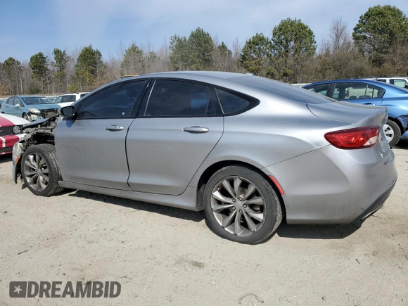 2016 Chrysler 200 S with VIN 1C3CCCBG3GN161105, listed as a Copart auction lot 47258675 with 188,367 mi miles and Salvage Title. Bid and sale history available at carsss.com. Image 2.