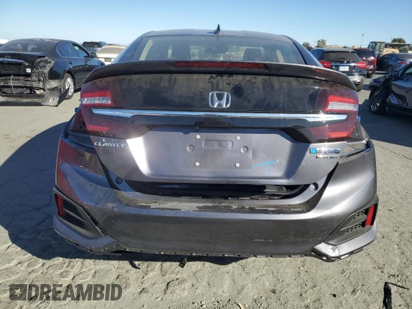 2019 Honda Clarity Plug-In Hybrid Touring with VIN JHMZC5F37KC007198, listed as a Copart auction lot 76953024 with 15,096 mi miles and Salvage Title. Bid and sale history available at carsss.com. Image 6.