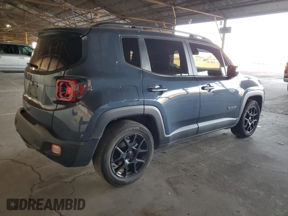 2020 Jeep Renegade Altitude with VIN ZACNJABB7LPL93286, listed as a Copart auction lot 79106014 with 46,884 mi miles and Salvage Title. Bid and sale history available at DreamBid. Image 3.