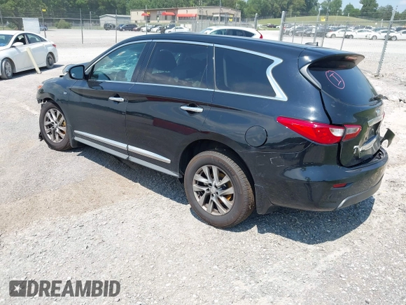 2014 Infiniti QX60 with VIN 5N1AL0MM7EC524031, listed as a IAAI auction lot 42622535 with Not provided miles and . Bid and sale history available at DreamBid. Image 3.