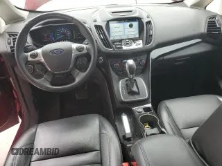 2017 Ford C-Max Energi Titanium with VIN 1FADP5FU8HL101405, listed as a Copart auction lot 58865944 with 54,237 mi miles and Salvage Title. Bid and sale history available at carsss.com. Image 8.