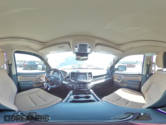 2021 Ram 1500 Big Horn with VIN 1C6SRFFT4MN657323, listed as a Copart auction lot 57825045 with 20,584 mi miles and Salvage title. Bid and sale history available at DreamBid. Image 15.