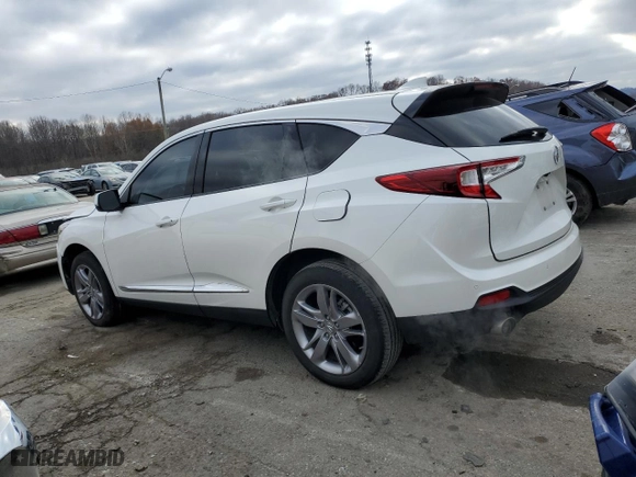 2020 Acura RDX w/Advance Pkg with VIN 5J8TC2H77LL016329, listed as a Copart auction lot 82338034 with 56,757 mi miles and Salvage Title. Bid and sale history available at carsss.com. Image 2.
