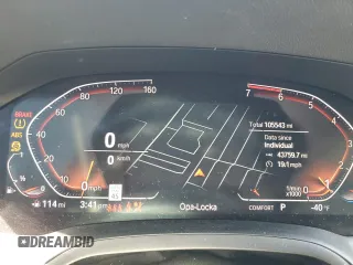 2019 BMW 3 Series 330i with VIN 3MW5R1J56K8A04250, listed as a Copart auction lot 53336355 with 105,543 mi miles and Salvage Title. Bid and sale history available at carsss.com. Image 9.