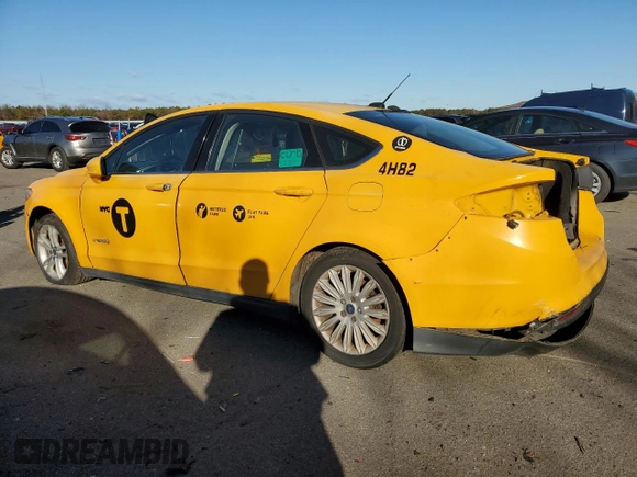 2015 Ford Fusion S Hybrid with VIN 3FA6P0UU5FR166404, listed as a Copart auction lot 45393185 with 347,997 mi miles and Clean Title. Bid and sale history available at carsss.com. Image 2.