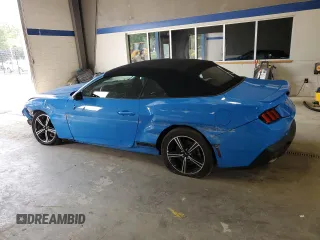 2024 Ford Mustang EcoBoost with VIN 1FAGP8UH7R5132543, listed as a Copart auction lot 60214145 with 21,728 mi miles and Clean title. Bid and sale history available at DreamBid. Image 2.