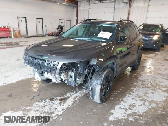 2023 Jeep Cherokee Altitude Lux with VIN 1C4PJMMB7PD107404, listed as a IAAI auction lot 41458661 with 30,683 mi miles. Bid and sale history available at carsss.com. Image 17.