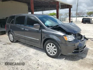 2016 Chrysler Town & Country Touring with VIN 2C4RC1BGXGR254801, listed as a Copart auction lot 55977875 with 74,640 mi miles and Salvage Title. Bid and sale history available at DreamBid. Image 4.
