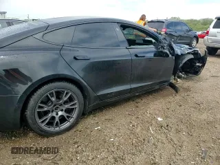 2021 Tesla Model S Plaid with VIN 5YJSA1E6XMF456295, listed as a Copart auction lot 55877025 with Not provided miles and Salvage title. Bid and sale history available at DreamBid. Image 14.