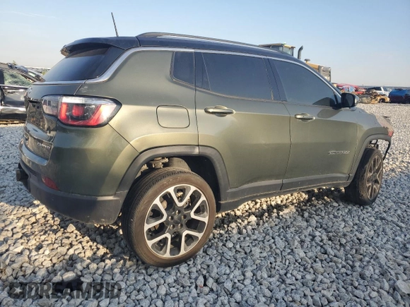 2017 Jeep Compass Limited z VIN 3C4NJDCB2HT635405, wystawiony jako Copart lot #52593685 z przebiegiem Nie podano mil oraz Czysty tytuł • Clean title. Historia ofert i sprzedaży dostępna na DreamBid. Obrazek 3.