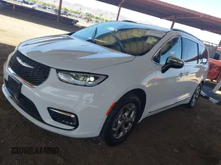 2023 Chrysler Pacifica Limited with VIN 2C4RC1GG6PR533414, listed as a IAAI auction lot 42455618 with 53,834 mi miles and . Bid and sale history available at DreamBid. Image 2.