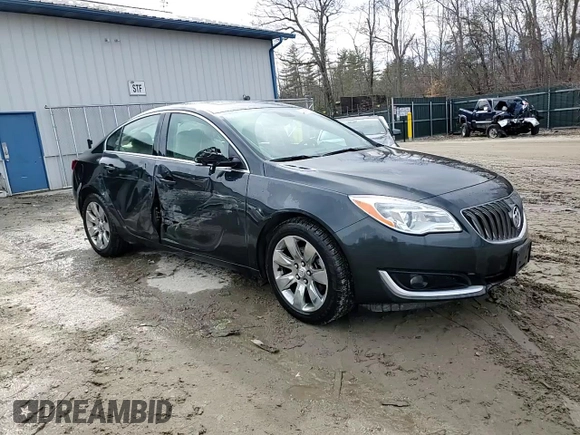 2015 Buick Regal with VIN 2G4GL5EX5F9199405, listed as a Copart auction lot 49410625 with 35,680 mi miles and Salvage title. Bid and sale history available at DreamBid. Image 13.