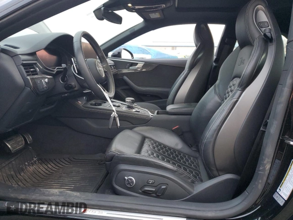 2019 Audi RS 5 z VIN WUAPWAF52KA901134, wystawiony jako Copart lot #48594025 z przebiegiem 43 929 mil mil oraz Szkoda całkowita • Salvage title. Historia ofert i sprzedaży dostępna na DreamBid. Obrazek 7.