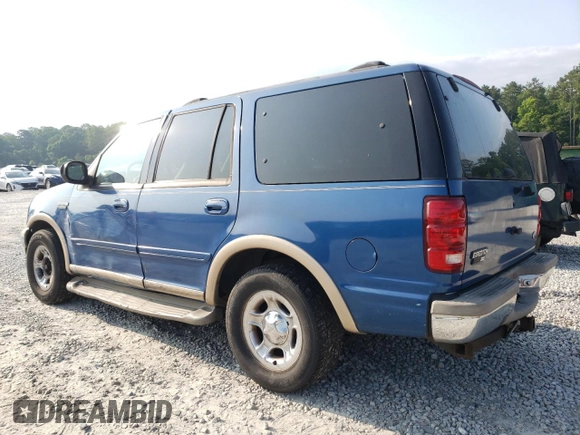 2000 Ford Expedition Eddie Bauer with VIN 1FMRU17L1YLC39371, listed as a Copart auction lot 53982495 with 220,391 mi miles and Salvage title. Bid and sale history available at DreamBid. Image 2.